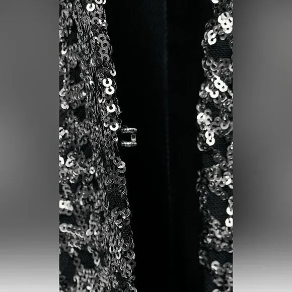 Zara sequin lapelless blazer - Picture 10 of 11